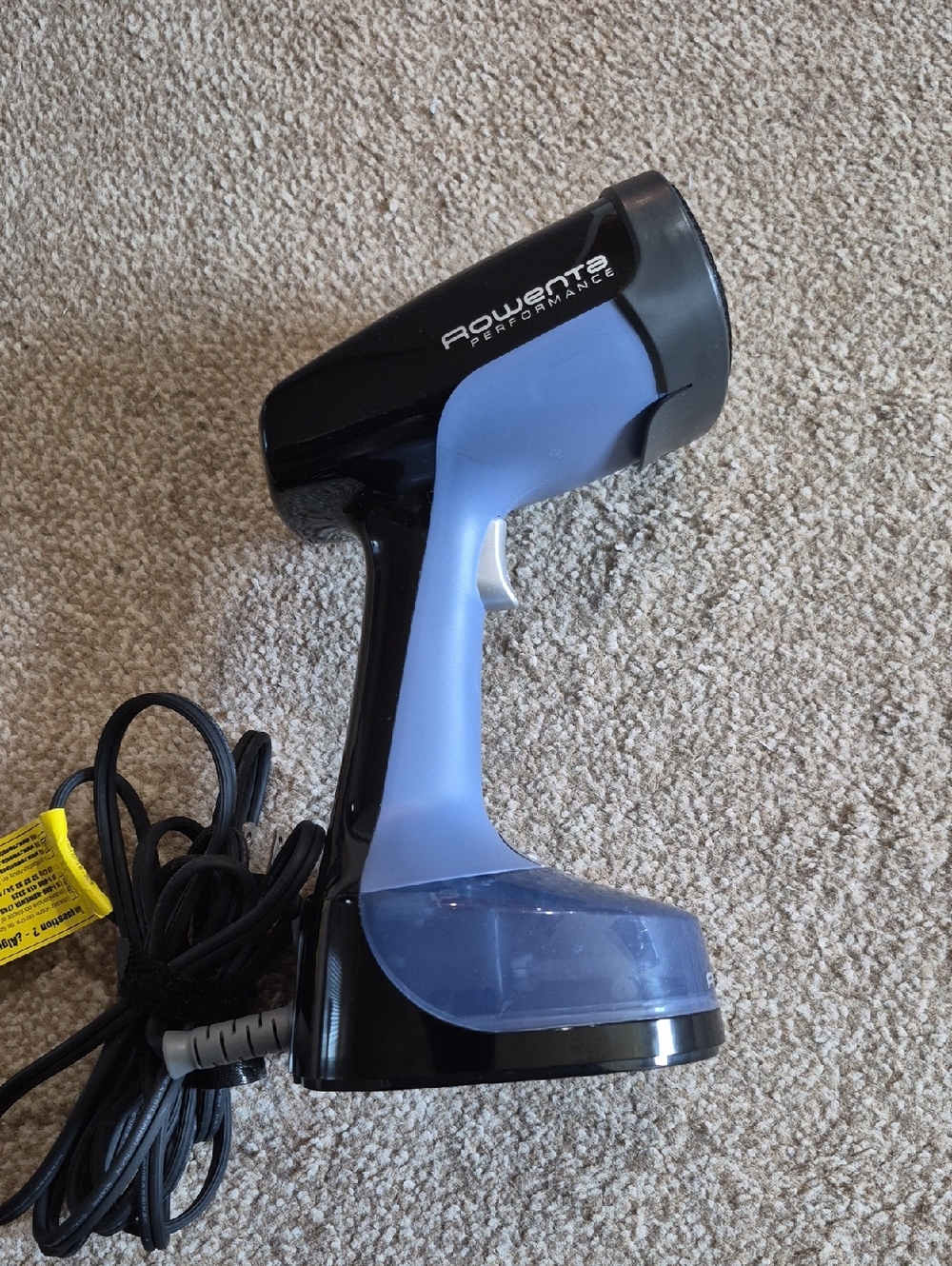 Rowenta Performance Handheld Steamer in Blue and Black